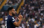 L'attaquant portugais du Paris SG Gonçalo Ramos a égalisé contre Tottenham lors de la Supercoupe d'Europe le 13 août 2025 à Udine (Italie)
