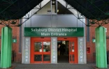 L'entrée de l'hôpital de Salisbury photographiée le 6 mars 2018