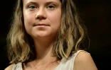 La militante suédoise du climat Greta Thunberg a participé à une rencontre sur le climat organisée au théatre du Chatelet à Paris, en marge du sommet "pour un nouveau pacte financier" face au réchauffement climatique, lundi 22 juin 2033 à Paris
