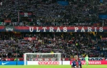 Les supporters du Paris SG au Parc des Princes à Paris le 14 septembre 2018