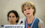 La rapporteure spéciale de l'ONU sur les exécutions sommaires, Agnès Callamard, le 26 juin 2019, à Genève