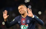 L'attaquant du PSG Kylian Mbappé lors de la réception de Nantes le 3 avril 2019