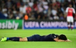 Edinson Cavani, par terre après une opportunité ratée