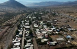 Le quartier Montenegro, la zone résidentielle la plus proche de la décharge de Los Colorados, exploitée par KDM Residuos, à Tiltil, au Chili, le 8 mai 2026