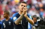 Lucas Hernandez à la fin du match contre l'Australie au Mondial, le 16 juin 2018 à Kazan
