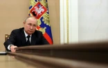Le président russe Vladimir Poutine à Moscou, le 10 mars 2022