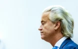 Le Chef du parti d'extrĂȘme droite nĂ©erlandais, Geert Wilders Ă Shiphol, le 29 aoĂ»t 2023