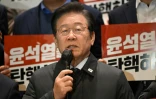 Lee Jae-myung, le chef du Parti démocrate, principale force d'opposition, le 7 décembre 2024 à Séoul
