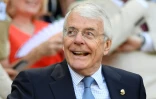 L'ancien Premier ministre britannique John Major à Wimbledon, au sud-ouest de Londres, le 11 juillet 2019