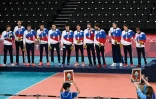 Les Russes, médaillés d'argent en volley aux Jeux de Tokyo le 8 août 2021, sont privés de compétition internationale à domicile