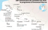 100e anniversaire de l'armistice : le périple de Macron