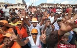 Samedi 31 Janvier 2009

Antananarivo  meeting du maire Andry Rajoelina sur la place du 13 mai