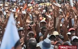 Samedi 31 Janvier 2009

Antananarivo  meeting du maire Andry Rajoelina sur la place du 13 mai