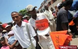 Lundi 2 fevrier 2009
 Antananarivo meeting du maire Andry Rajoelina devant 10000 personnes sur la place du 13 mai