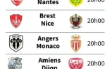 Programme des matches de la 18e journée de Ligue 1