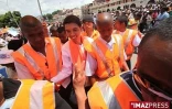Lundi 2 fevrier 2009
 Antananarivo meeting du maire Andry Rajoelina devant 10000 personnes sur la place du 13 mai