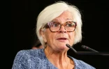 La ministre française des Armées, Catherine Vautrin, prononce un discours à Châlons-en-Champagne, dans le nord-est de la France, le 28 août 2026