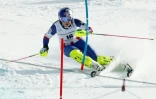 L'Américaine Lindsey Vonn lors du slalom du combiné de Lenzerheide, le 26 janvier 2018