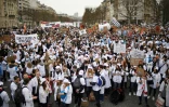 Manifestation de dentistes à Paris, le 3 mars 2017