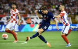 Adrien Rabiot ouvre le score pour les Bleus contre la Croatie à Split, le 6 juin 2022 