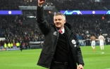 Gunnar Solskjaer, alors entraîneur par interim de Manchester United, à la fin du match contre le PSG en C1, au Parc des Princes, le 6 mars 2019
