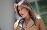 La Première dame américaine Melania Trump, le 7 mai 2018 à la Maison Blanche, à Washington