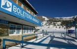 La billetterie de la station de ski de Cerro Catedral, à Bariloche, le 24 juin 2020 en Argentine