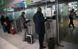 Passage devant les postes frontières à Roissy le 1er février 2021 alors que des restrictions sont mises en place