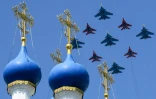 Parade aérienne au-dessus de Moscou, le 24 juin 2020
