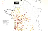 La France à plus de 40°C