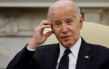 Le président américain Joe Biden parle à la presse à la Maison Blanche le 7 mai 2024 à Washington, DC