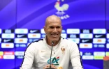 Le sélectionneur de l'équipe de France Zinédine Zidane en conférence de presse à Izmit (Turquie) le 24 septembre 2026
