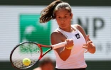 La Russe Daria Kasatkina lors de sa demi-finale face à la Polonaise Iga Swiatek, à Roland-Garros, le 2 juin 2022