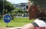 Les étudiants ont bloqué un rond-point du boulevard Sud dans une ambiance bon enfant, occasionnant néanmoins une grande gêne pour la circulation
