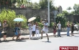 Les étudiants ont bloqué un rond-point du boulevard Sud dans une ambiance bon enfant, occasionnant néanmoins une grande gêne pour la circulation