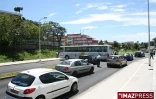 Les étudiants ont bloqué un rond-point du boulevard Sud dans une ambiance bon enfant, occasionnant néanmoins une grande gêne pour la circulation