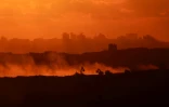 La bande de Gaza vue depuis Israël, le 14 octobre 2025