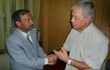 Paul Vergès a rencontré deux secrétaires généraux de ministères indiens (photo : Région Réunion)