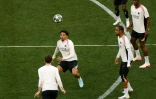 Les Parisiens à l'entraînement à Munich vendredi, veille de la finale de la Ligue des champions.