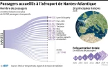 Passagers accueillis à l'aéroport de Nantes-Atlantique