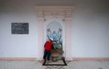 Photo d'archives de la source Cachat à Evian-les-Bains, en Haute-Savoie, le 16 décembre 2025