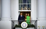 Le président Trump et son épouse Melania lors de la convention républicaine à la Maison Blanche le 27 août 2020