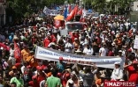 Jeudi 5 mars 2009 : la grève a fait descendre 10 à 15 000 manifestants dans les rues de Saint-Denis