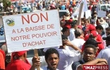 Jeudi 5 mars 2009 : la grève a fait descendre 10 à 15 000 manifestants dans les rues de Saint-Denis
