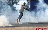 Jeudi 5 mars 2009 : Les forces de l'ordre étaient mobilisées en nombre pour cette manifestation très attendue