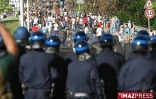 Jeudi 5 mars 2009 : Les forces de l'ordre étaient mobilisées en nombre pour cette manifestation très attendue