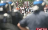 Affrontements avec les forces de police, caillassage et gêne de la circulation étaient à déplorer en cours d'après midi entre le Barachois et le Chaudron
