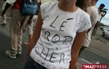Mardi 10 mars 2009  : Colère ou humour, les t-shirts reflètent l'humeur des manifestants