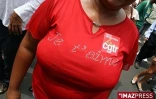 Mardi 10 mars 2009  : Colère ou humour, les t-shirts reflètent l'humeur des manifestants