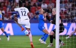 L'attaquante française Melvine Malard pendant un match entre l'Islande et la France, lors de l'Euro féminin 2022, au New York Stadium à Rotherham, en Angleterre, le 18 juillet 2022.
